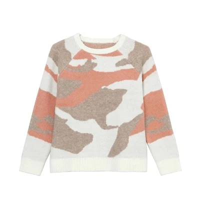 Sweater Pakaian Rajut Pullover Jacquard Panas Tebal
